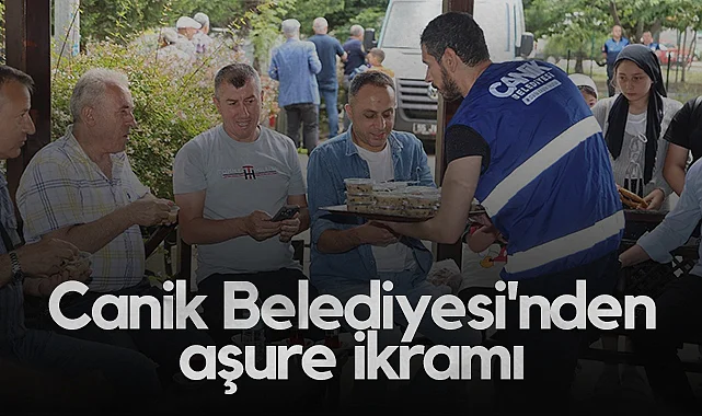 Canik Belediyesi'nden Vatandaşa Aşure İkramı