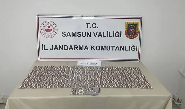 Canik’te Yakalandı: Üzerinden 1220 Sentetik Ecza Çıktı