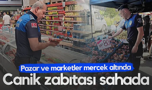 Canik Zabıtası Pazar ve Marketleri Mercek Altına Aldı!