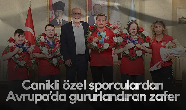 Canikli Özel Sporculardan Avrupa'da Gururlandıran Zafer