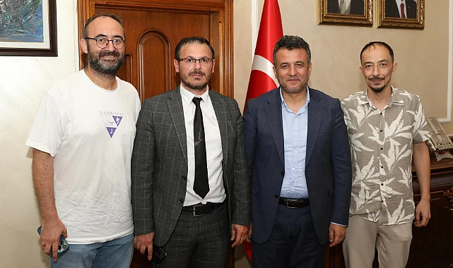 Çarşamba Gazeteciler Cemiyeti'nden SBB Başkanı Halit Doğan'a Ziyaret