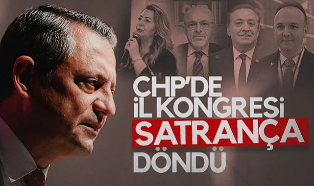 CHP Samsun'da İl Kongresi Satrança Döndü