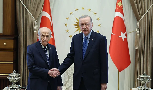 Cumhurbaşkanı Erdoğan, MHP Lideri Bahçeli'yi Kabul Etti