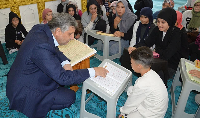 Havza Müftüsü Alıcı’dan Yaz Kur’an Kurslarına Ziyaret