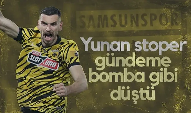 İsmi Samsunspor ile Anılıyor! Yunan Stoper Gündeme Bomba Gibi Düştü...