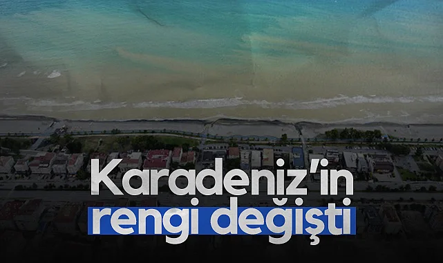 Karadeniz'de Sağanak Sonrası Denizin Rengi Kahverengi Oldu