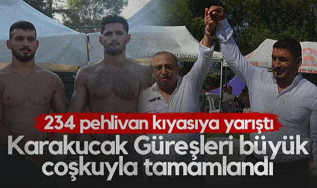 Karakucak Güreşleri Büyük Coşkuyla Tamamlandı! Samsun'da 234 Pehlivan Kıyasıya Yarıştı...