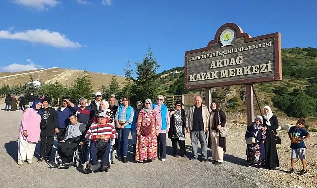 Ladik Akdağ’da Engelli Bireylere Üç Günlük Doğa Kampı