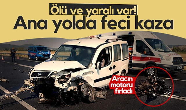Ladik'te İki Araç Çarpıştı! 1 Ölü 1 Yaralı...