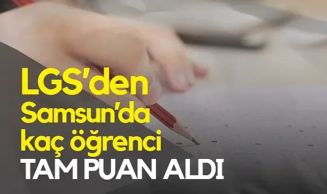LGS'de 500 Tam Puan Alan 719 Öğrencinin İlleri Açıklandı
