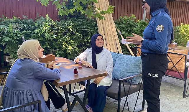 Salıpazarı'nda Kadınlara KADES Uygulaması Anlatıldı