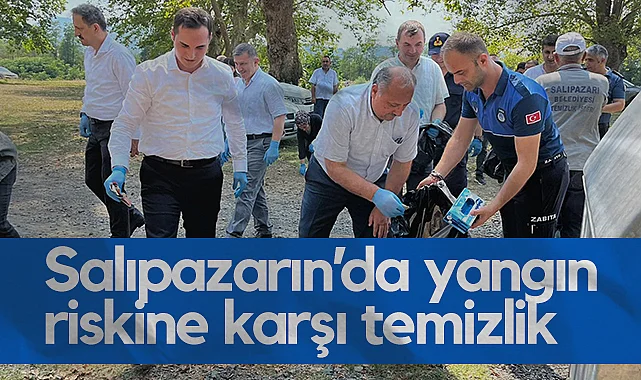 Salıpazarı'nda Yangın Riskine Karşı Temizlik Seferberliği Başlatıldı
