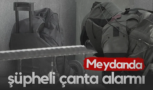 Samsun Cumhuriyet Meydanı'nda Sahipsiz Çanta Paniği!