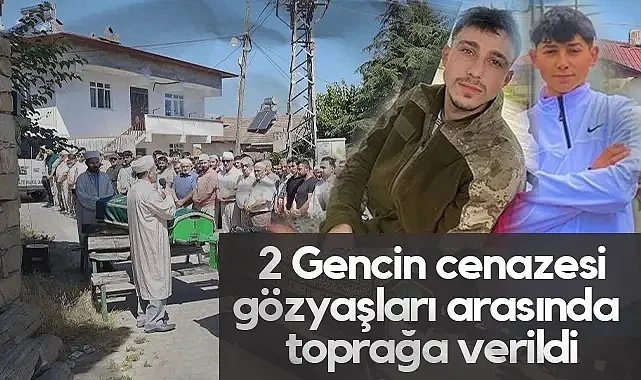 Samsun'da Baraj Gölünde Boğulan 2 Genç Son Yolculuğuna Uğurlandı