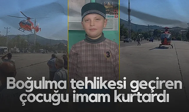 Samsun'da Boğulma Tehlikesi Geçiren Çocuğu İmam Kurtardı