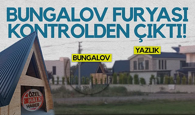 Samsun'da Bungalov Furyası Kontrolden Çıktı!