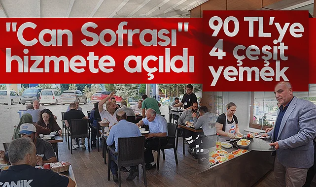 Samsun'da Can Sofrası Açıldı: 90 TL'ye 4 Çeşit Yemek