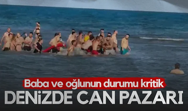 Samsun'da Deniz Faciası! Baba Ve Oğlunun Durumu Kritik...
