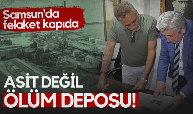 Samsun'da Felaket Kapıda! Asit Değil Ölüm Deposu...
