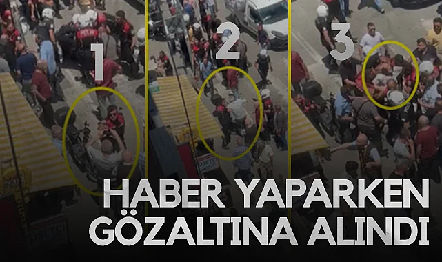 Samsun'da Gazeteci Haber Yaparken Gözaltına Alındı