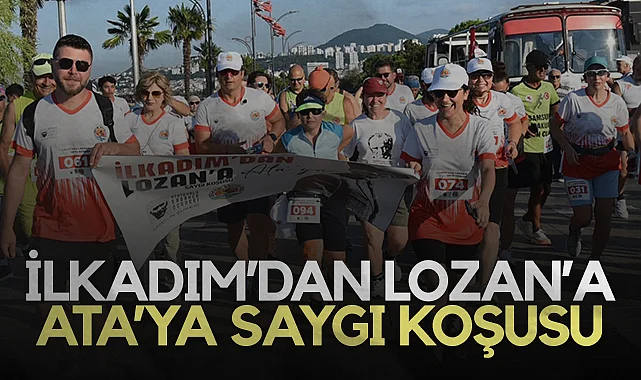 Samsun'da İlkadım'dan Lozan'a Ata'ya Saygı Koşusu
