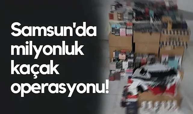 Samsun'da İşletmecinin Dükkanından Milyonluk Kaçak Ürün Çıktı