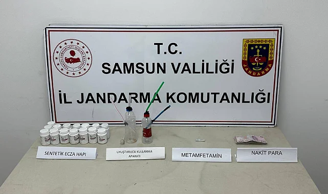 Samsun’da Jandarma Destekli Narkotik Operasyonu: 1 Gözaltı