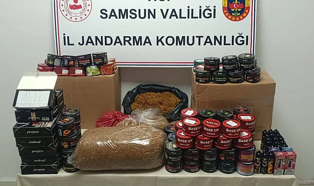 Samsun’da Kaçakçılık Operasyonu: Çok Sayıda Ürün Ele Geçirildi