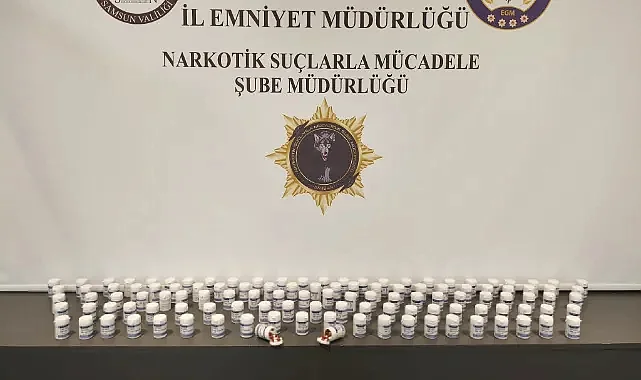 Samsun’da Kargo Paketinden Binlerce Sentetik Hap Çıktı