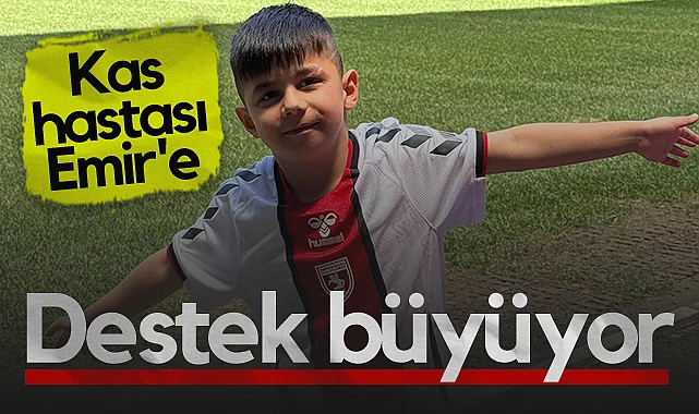 Samsun'da Kas Hastası Emir'e Destek Büyüyor