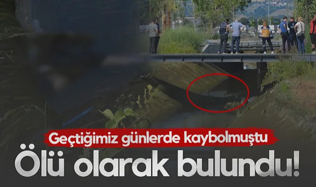 Samsun'da Kayıp Kadın Sulama Kanalında Ölü Olarak Bulundu