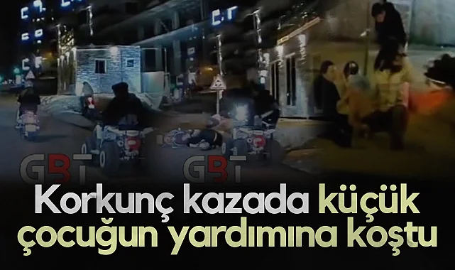 Samsun'da Korkunç Kaza: Küçük Çocuğun Yardımına Koştu