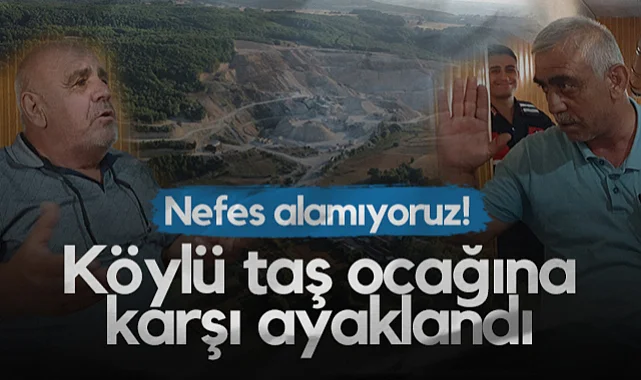 Samsun'da Köylü Taş Ocağına Karşı Ayaklandı: Nefes Alamıyoruz!