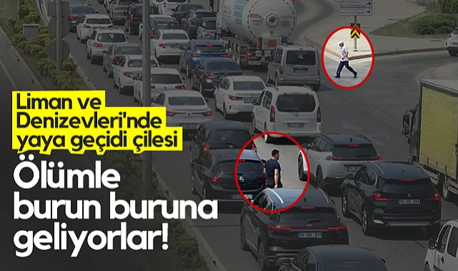 Samsun'da Liman ve Denizevleri'nde Yaya Geçidi Çilesi! Ölüm Riskiyle Karşı Karşıyalar...