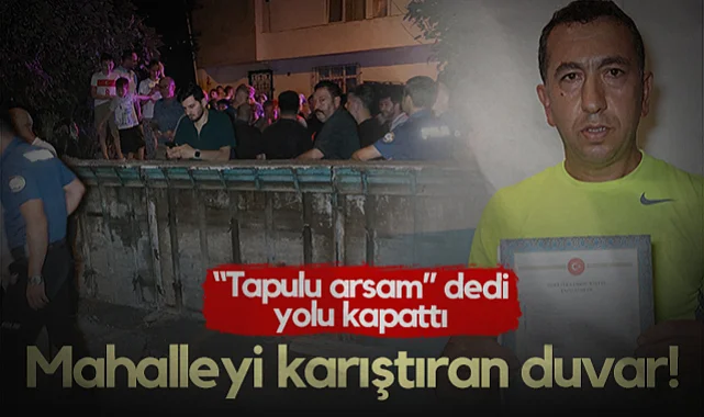 Samsun'da Mahalleyi Karıştıran Duvar! Yılların Yolu Bir Anda Kapandı: Gerginlik Tavan Yaptı...
