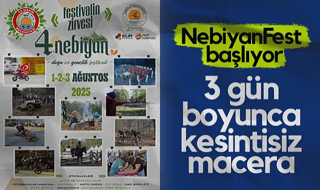 Samsun'da NebiyanFest Başlıyor: 3 Gün Boyunca Kesintisiz Macera