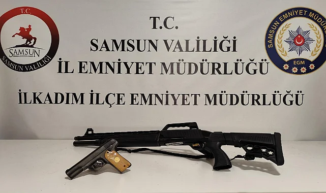 Samsun'da Ruhsatsız Silah Operasyonunda 1 Zanlı Yakalandı