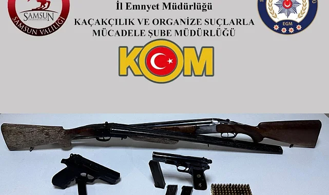 Samsun'da Silah Kaçakçılığı Operasyonunda Bir Kişi Yakalandı