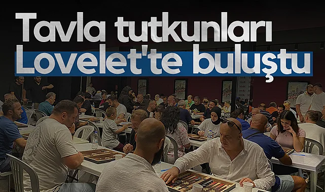 Samsun'da Tavla Tutkunları Lovelet'te Buluştu