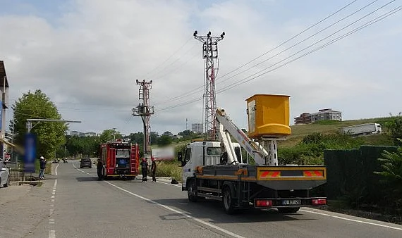 Samsun'da Trafodan Gelen Sesle Panik Yaşandı