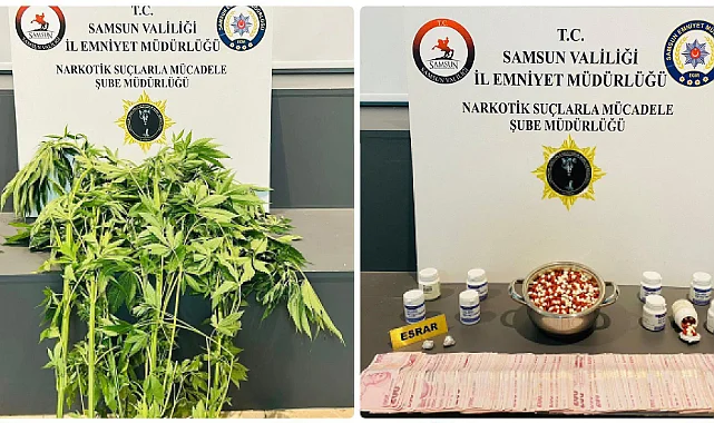 Samsun'da Uyuşturucu Operasyonu: 4 Zanlı Gözaltına Alındı