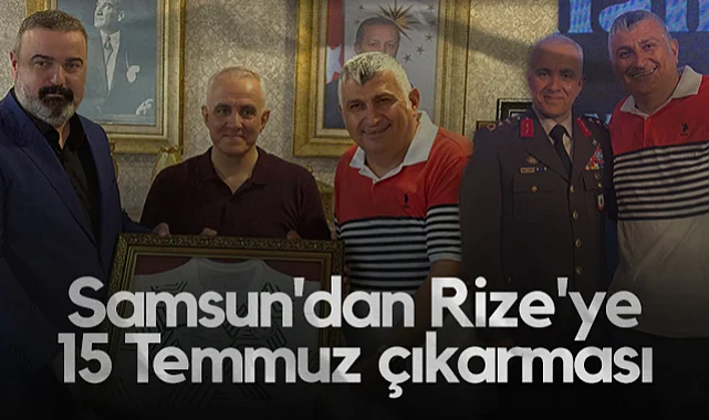 Samsun'dan Rize'ye 15 Temmuz Çıkarması