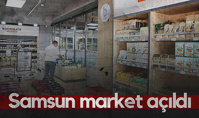 Samsun Market Açıldı: Yerli Üreticiyle Tüketici Buluştu
