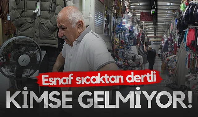 Samsun Yabancılar Çarşısı’nda Sıcak Hava Alarmı: Vatandaş Çarşıya Uğramaz Oldu