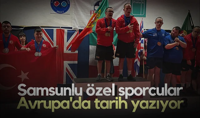 Samsunlu Özel Sporcular Avrupa'da Tarih Yazıyor