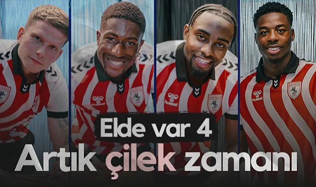 Samsunspor'da 4 İmza Tamam, Artık Çilek Transfer Zamanı!