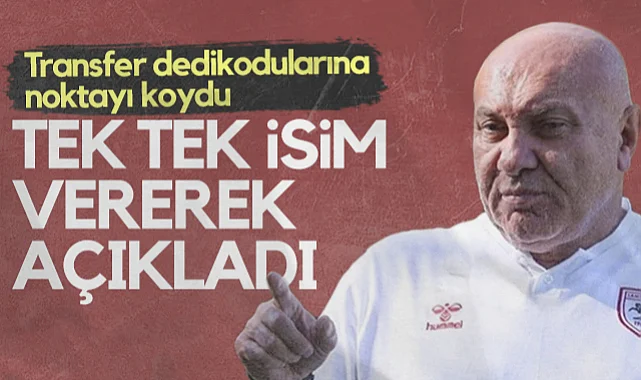 Samsunspor'da Başkan Yıldırım Transfer Dedikodularına Noktayı Koydu! Tek Tek İsim Vererek Açıkladı...