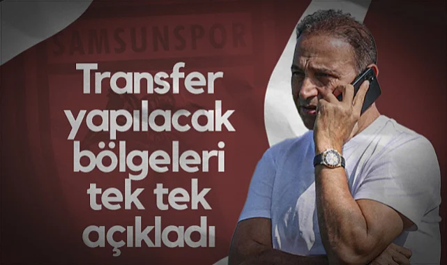 Samsunspor'da Fuat Çapa Hangi Bölgelere Transfer Yapılacağını Tek Tek Açıkladı