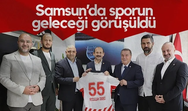 Samsunspor'dan İl Spor Müdürü Feyzullah Dereci'ye Ziyaret