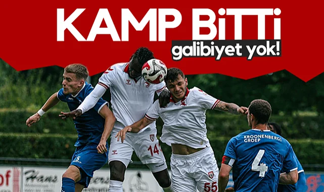 Samsunspor Hollanda Kampını Noktaladı: Galibiyet Yok!